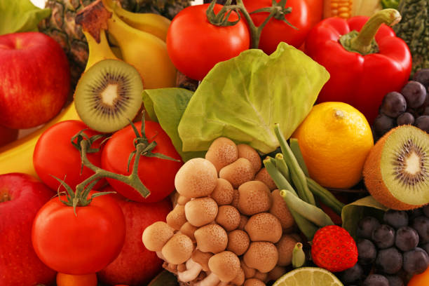 istock Fresh fruits and vegetables 1175934793