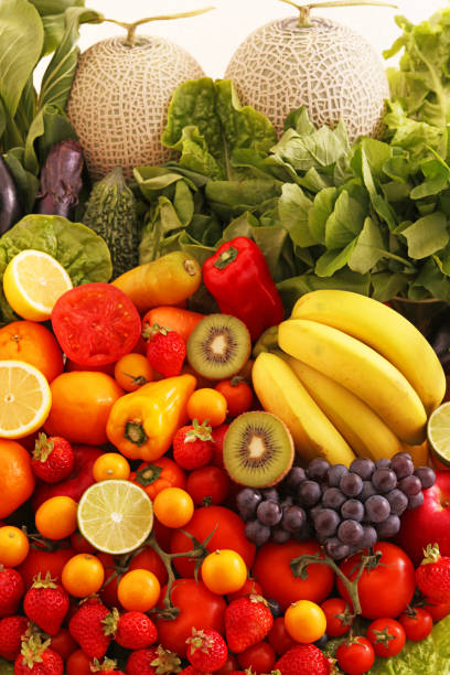 istock Fresh fruits and vegetables 1175935455