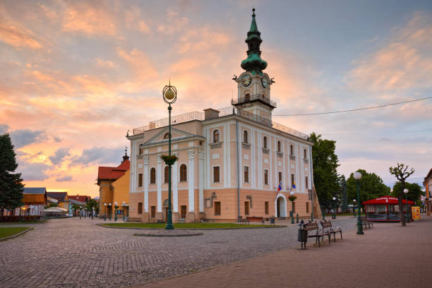 Kromeriz, Czech Republic - August 15, 2012: Square with baroque, archiepiscopal castle. The inside paintings by Titian and Cranach; UNESCO World Heritage Site.