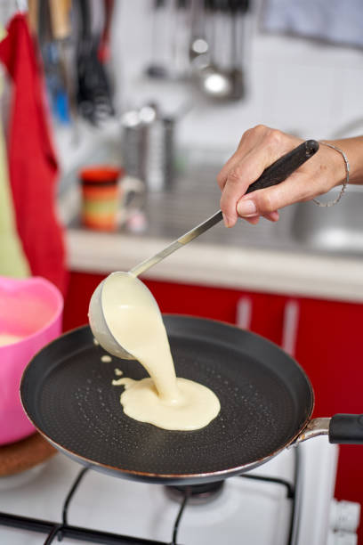 istock Cooking pancakes at home 1175942077