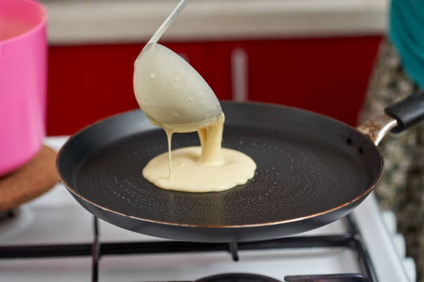 istock Cooking pancakes at home 1175942149