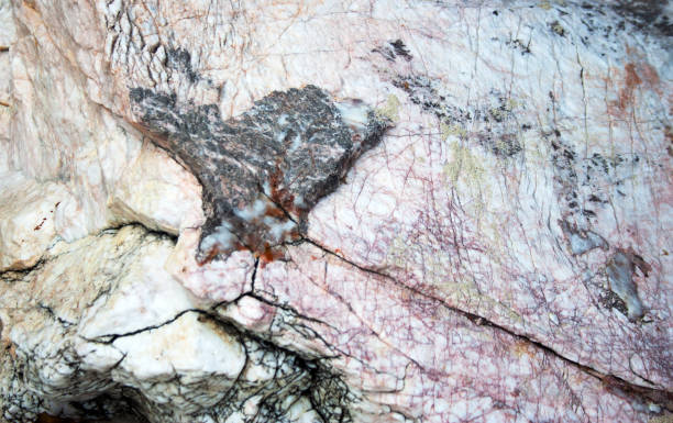 istock Textured stone with fissures 1175942539