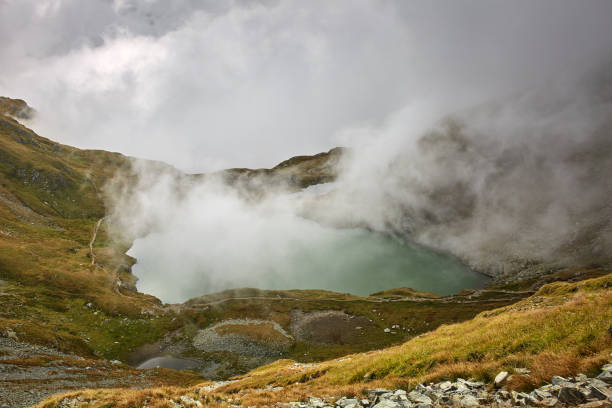 istock Glacial lake in the mountains 1175946573
