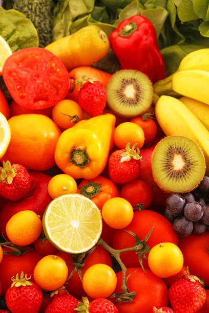 istock Fresh fruits and vegetables 1175946742