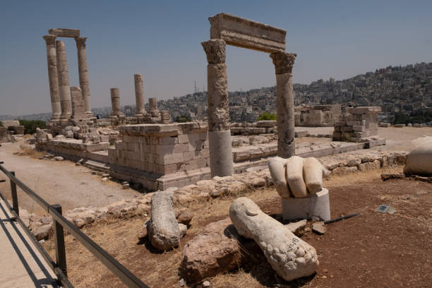 istock Ruins in Amman c'tadel 1175951463