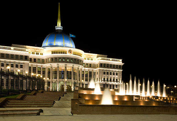 Palace of the Kazakhstan's president. Astana. stock photo
