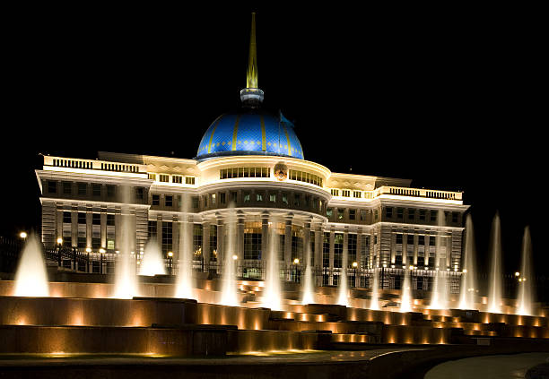 Palace of the Kazakhstan's president. Astana. stock photo