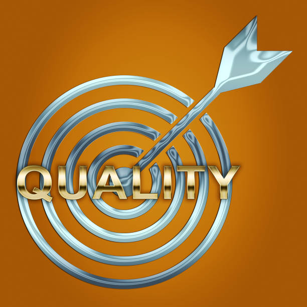 istock Quality Vs Quantity Target Depicting Balance Between Product Or Service Superiority Or Production - 3d Illustration 1175960269