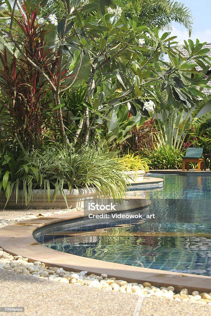A bordo piscina - Foto stock royalty-free di Acqua