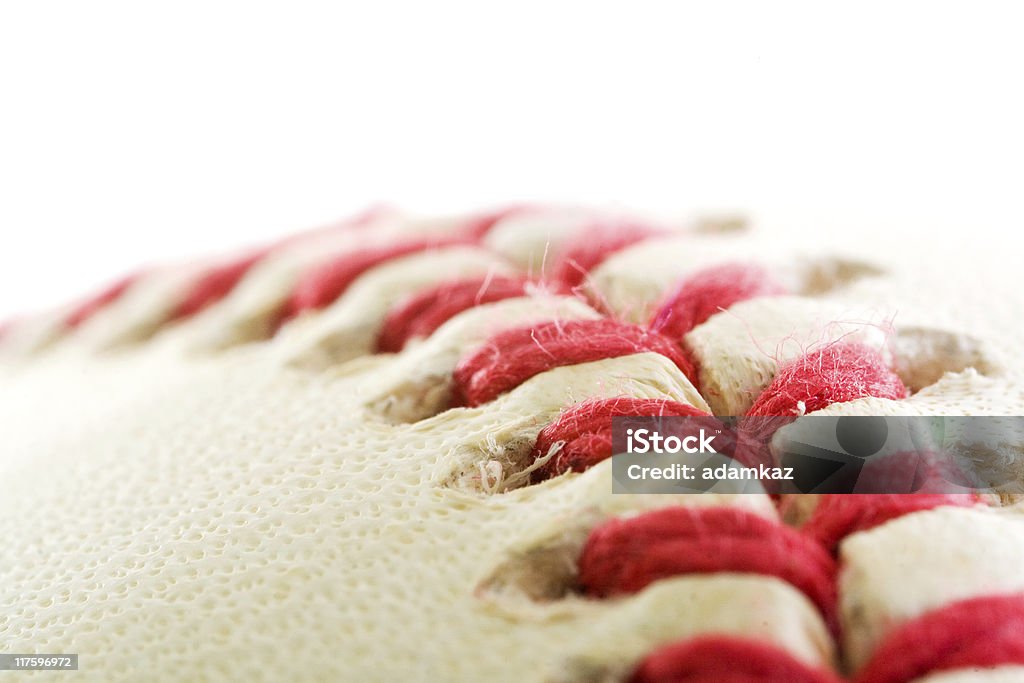 Cuciture da Baseball - Foto stock royalty-free di Cucitura visibile