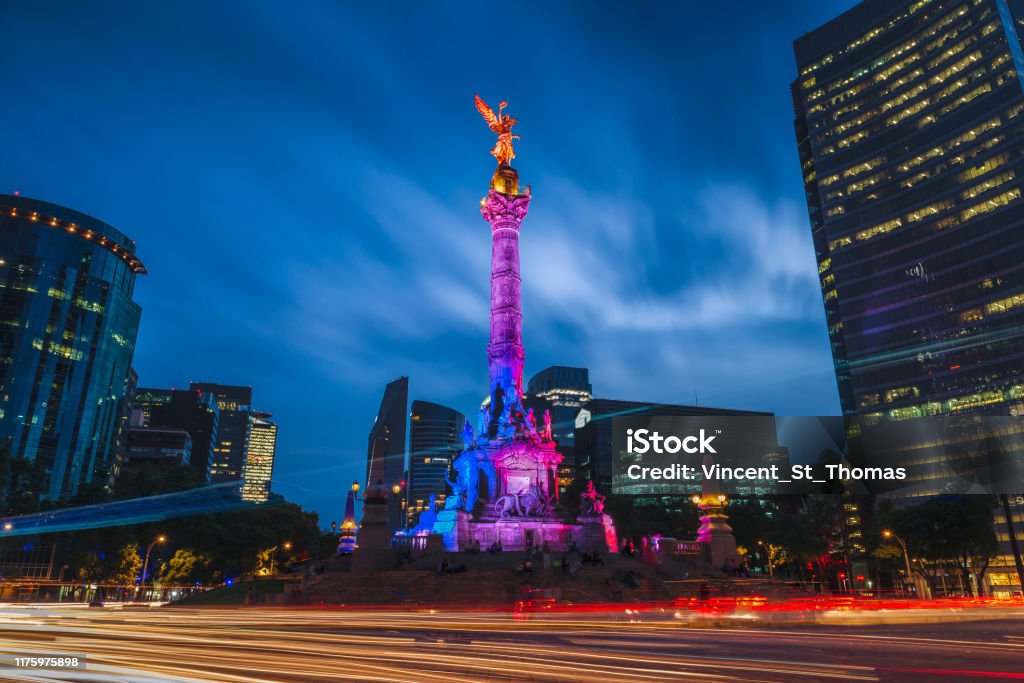 Angel of Independence The Angel of Independence in Mexico City, Mexico. Mexico City Stock Photo