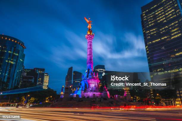 Angel Of Independence Stock Photo - Download Image Now - Mexico City, Mexico, Independence Monument - Mexico City