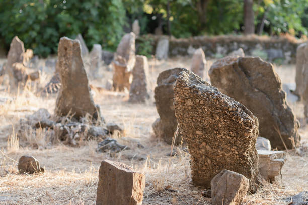 istock Old Muslim cemetery in Turkey. 1175997807