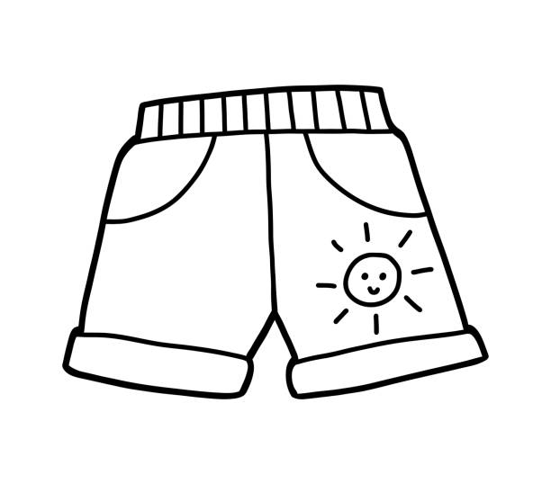 Pantalones Cortos De Mezclilla Negros - Banco de fotos e imágenes de stock  - iStock