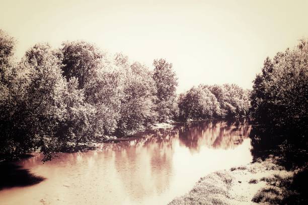 istock American river in sepia tone 1176001530