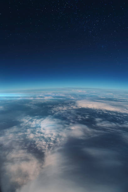 istock Milky way rising over the Earth's horizon 1176001595