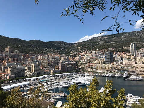 Port de Fontvieille in Monaco.