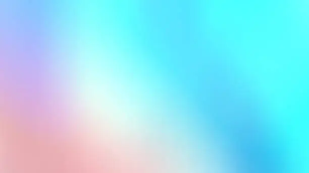 Photo of Trendy Abstract Holographic Iridescent Background. Pastel Colorful Backdrop