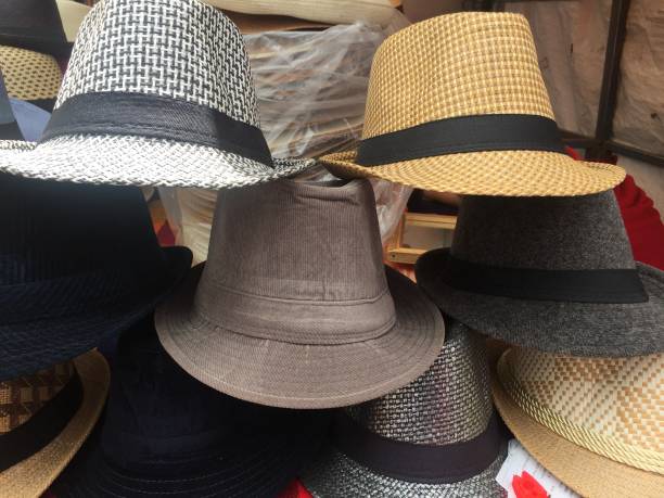 istock Typical ecuadorian hats from the sierra in different colours 1176013774