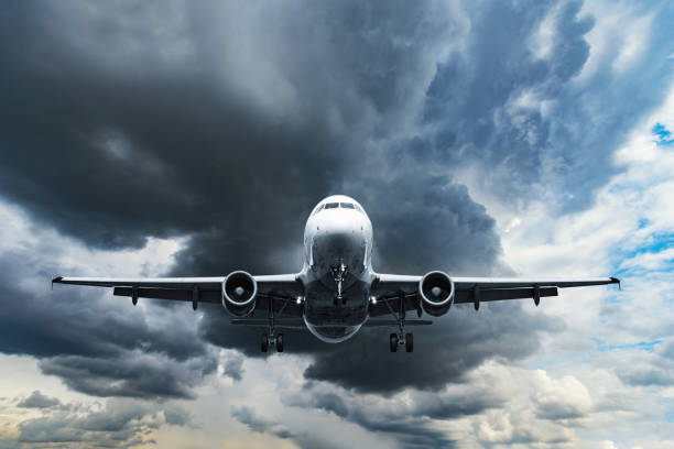 istock Landing of the plane. 1176031443
