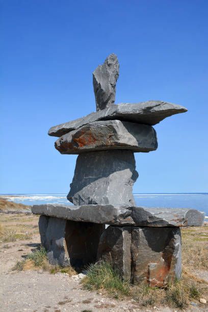 istock Inukshuk in the Arctic 1176039348