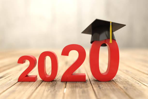 istock New Year 2019 Creative Design Concept with Graduation cap 1176051854