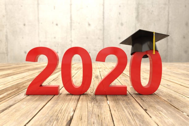 istock New Year 2019 Creative Design Concept with Graduation cap 1176051879