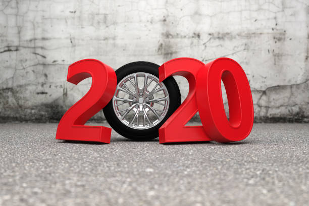istock New Year 2020 with Wheel concept 1176052085