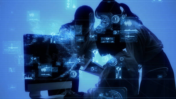 istock Network of business concept. HUD (Head up Display). 1176054644