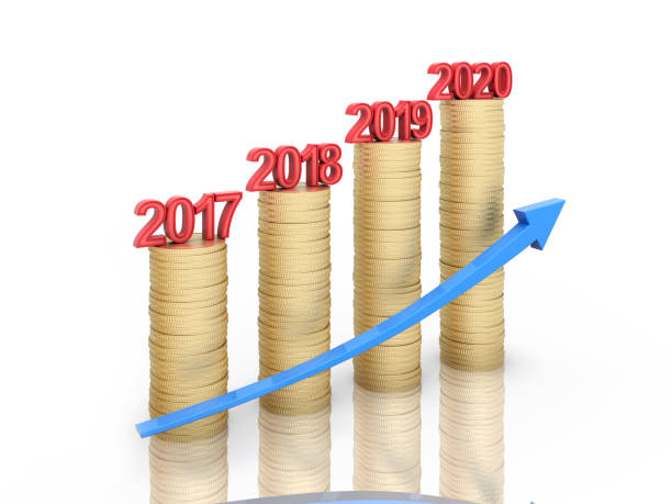 istock New Year 2020 Creative Design Concept with Gold Coins 1176054798