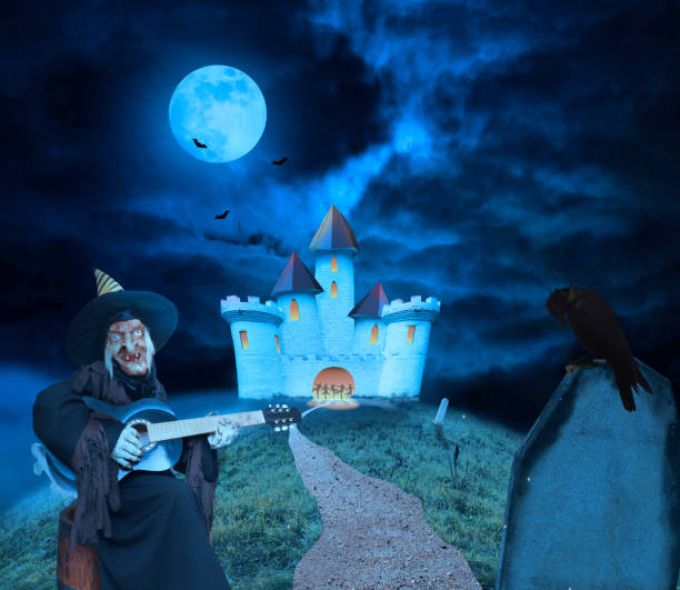 istock Party background. Halloween concept.3d illustration. 1176055382