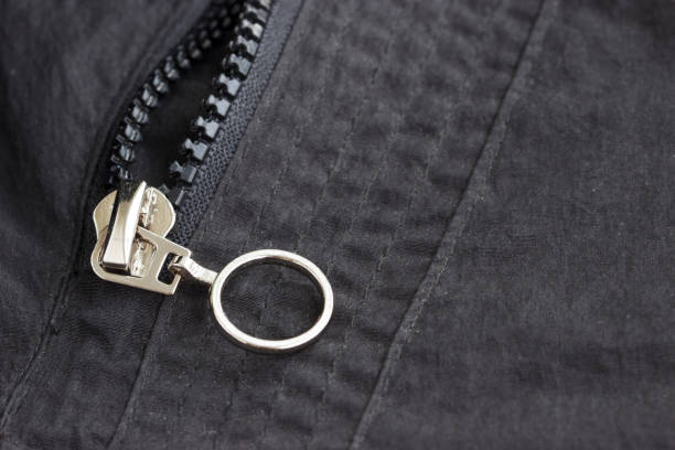 istock the zipper type on black clothes, closeup 1176056834