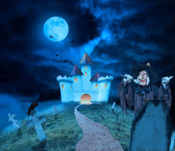 istock Party background. Halloween concept.3d illustration. 1176058000