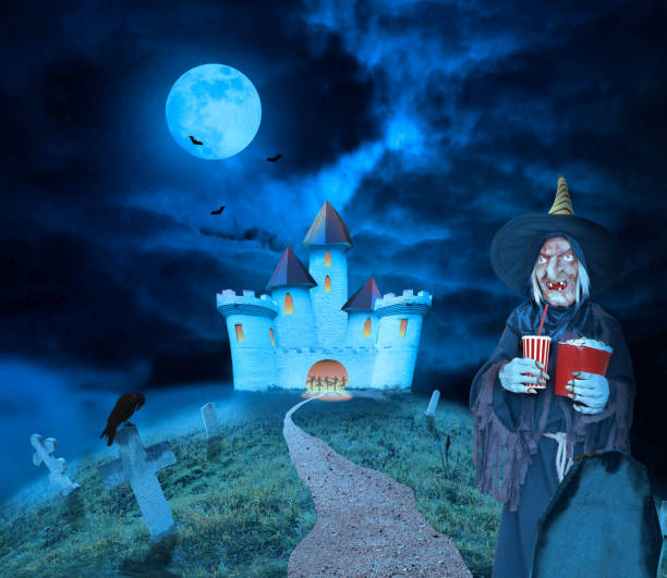istock Party background. Halloween concept.3d illustration. 1176065717