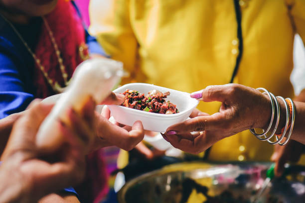 istock Starvation issues help with food donations: concept of giving 1176067109