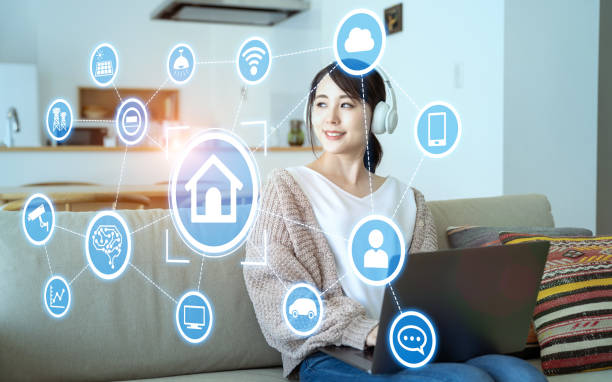 istock Smart house concept. Home automation. 1176067196