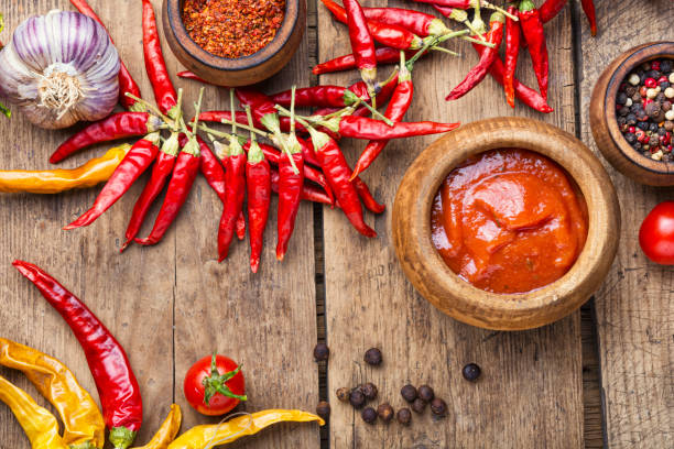 istock Spicy chili sauce or ketchup 1176072552