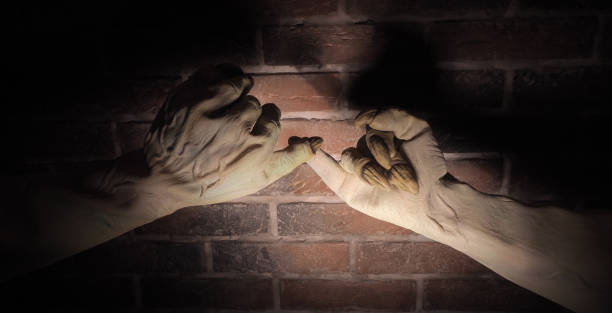 istock Scary hands of monster . Halloween concept 1176072819