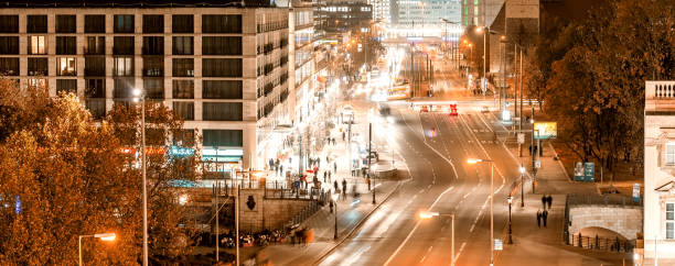 istock Berlin skyline at night - Aerial view 1176072831