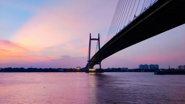 istock Cable stayed bridge known as the 