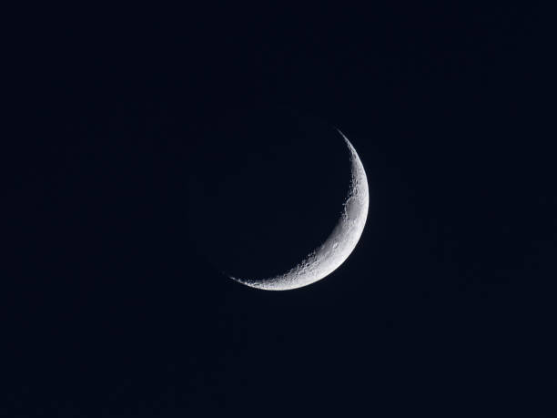 istock Isolated close up of the moon 1176077915