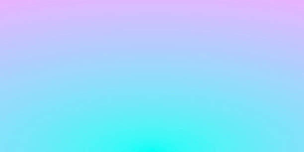 Abstract blurred background - defocused Blue gradient Modern and trendy abstract background with a defocused and blurred gradient, can be used for your design, with space for your text (colors used: Turquoise, Blue, Gray, Purple, Pink). Vector Illustration (EPS10, well layered and grouped), wide format (2:1). Easy to edit, manipulate, resize or colorize. neon turquoise stock illustrations