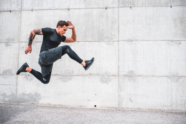 istock Superb Male Athlete Showing Motivation and Conditioning 1176094106