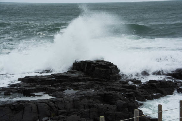 istock The sea which is stormy in a typhoon 1176102189