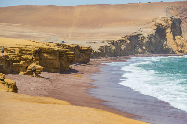 istock Red beach in Paracas National Reserve (Peru) 1176103762