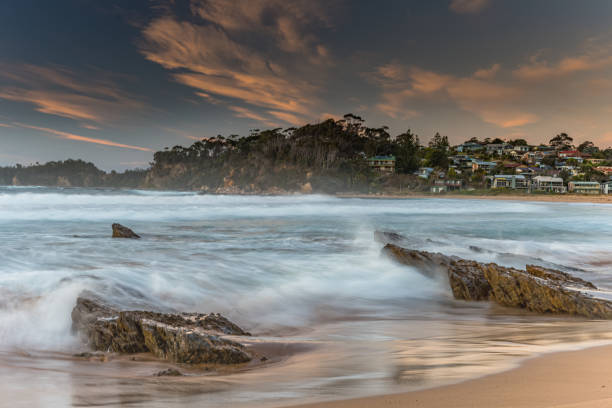 istock Rocky Sunrise Seascape 1176107706