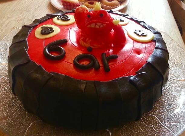 istock Birthday cake and cookies 1176113817