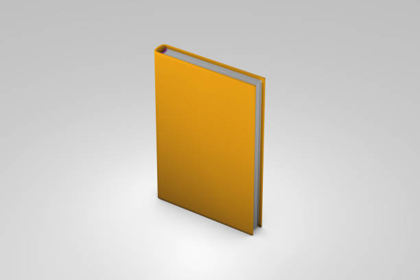 istock beautiful detailed orange closed book, university concept highlighted isolated on grey background, object 3d illustration 1176115231