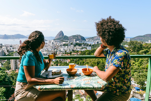 Vista del desayuno Azucarera Mountain, Río de Janeiro, photo