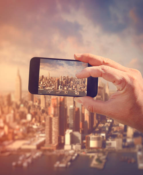 istock Taking photo of Manhattan district 1176131740